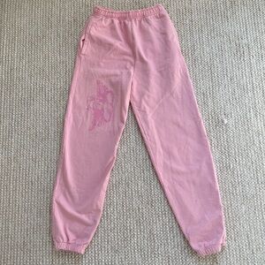 Boys Lie Bubblegum Pink Sweatpants in Medium